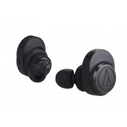 Audio-Technica Headset - In-ear - Black - Binaural - Wireless - Micro-USB ATH-CKR7TWBK from buy2say.com! Buy and say your opinio