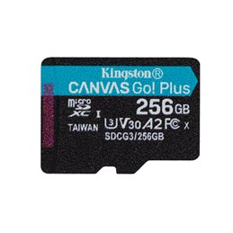 Kingston Canvas Go! Plus MicroSDXC 256GB UHS-I SDCG3/256GBSP from buy2say.com! Buy and say your opinion! Recommend the product!