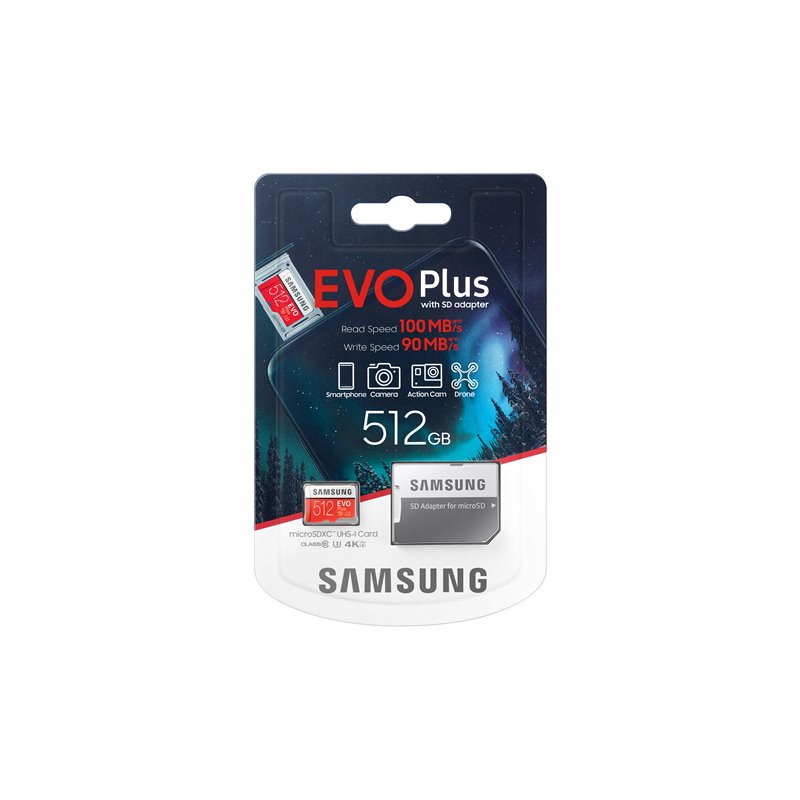 Samsung MicroSDXC EVO+ 512GB MB-MC512HA/EU from buy2say.com! Buy and say your opinion! Recommend the product!