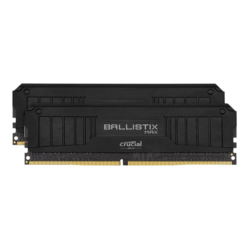 Crucial Ballistix Max 32GB Black DDR4-4000 CL18 Dual-Kit BLM2K16G40C18U4B fra buy2say.com! Anbefalede produkter | Elektronik onl