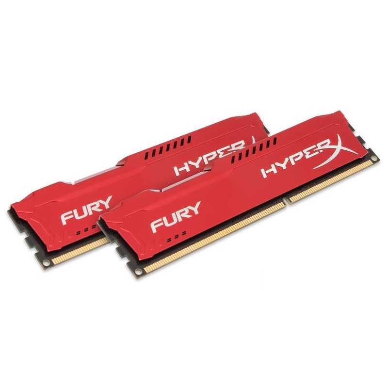 Memory Kingston HyperX Fury DDR3 1600MHz 16GB (2x 8GB) Red HX316C10FRK2/16 fra buy2say.com! Anbefalede produkter | Elektronik on