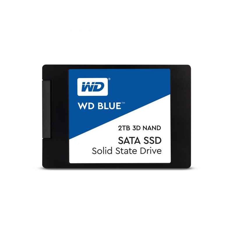 SSD  2TB WD Blue 2.5 (6.3cm) SATAIII 3D 7mm intern bulk WDS200T2B0A från buy2say.com! Anbefalede produkter | Elektronik online b