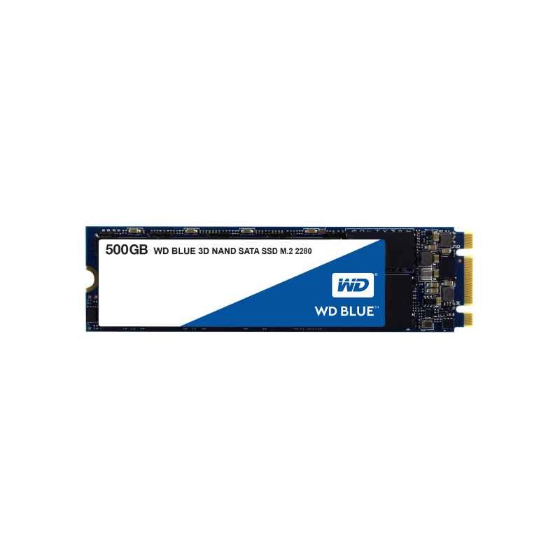 SSD 500GB WD Blue M.2 (2280) SATAIII 3D 7mm intern bulk WDS500G2B0B fra buy2say.com! Anbefalede produkter | Elektronik online bu