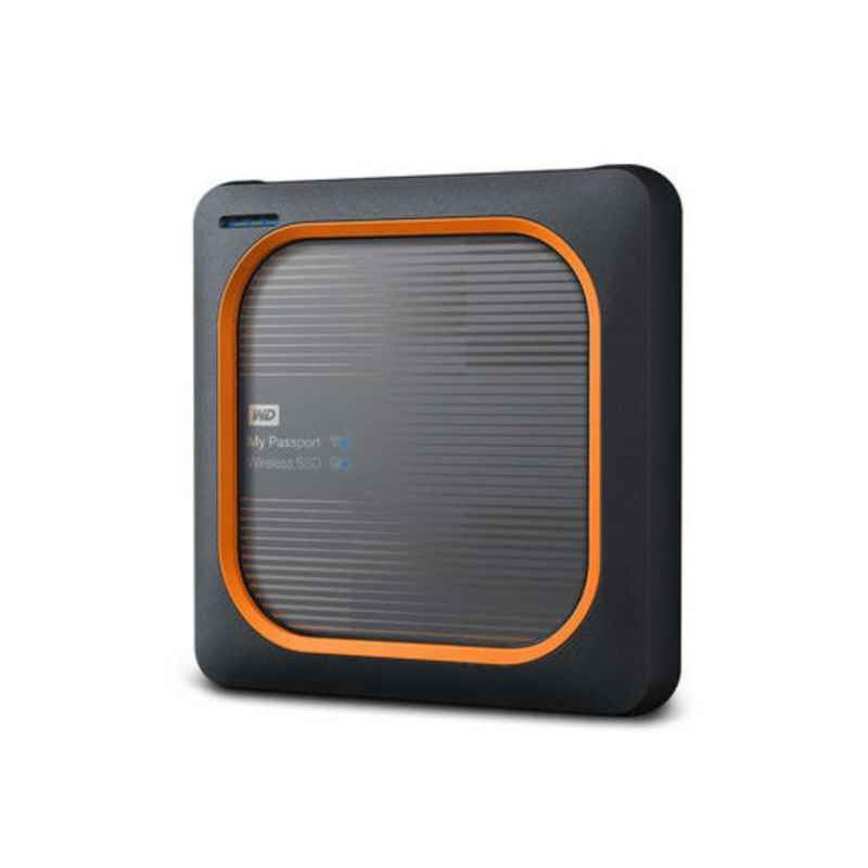 WD My Passport Wireless SSD 2TB Wi-Fi Black - Orange WDBAMJ0020BGY-EESN fra buy2say.com! Anbefalede produkter | Elektronik onlin