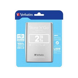 Verbatim Store n Go external hard drive 2048GB Silver 53189 2TB | buy2say.com Verbatim