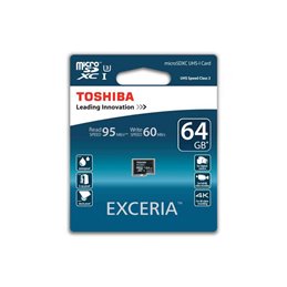 MicroSDXC Toshiba Exceria - 64GB memory card Class 3 SD-CX64UHS1(6 fra buy2say.com! Anbefalede produkter | Elektronik online but