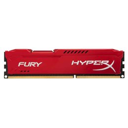 Kingston HyperX FURY Red 8GB 1600MHz DDR3 memory module HX316C10FR/8 fra buy2say.com! Anbefalede produkter | Elektronik online b