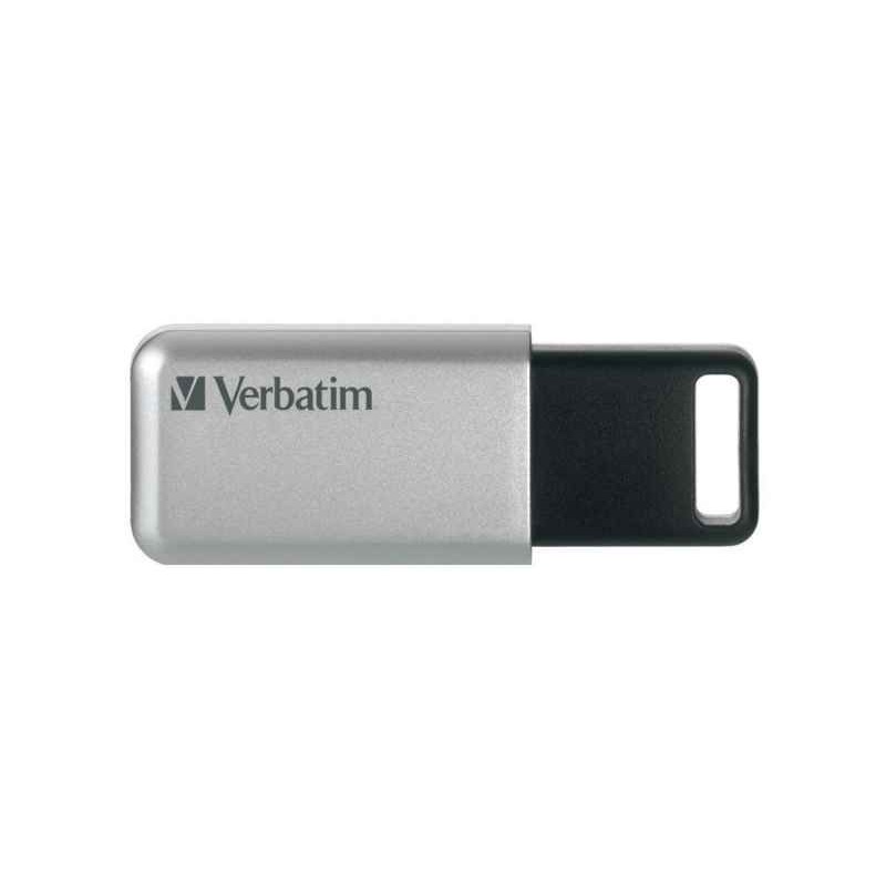 Verbatim Secure Pro USB 3.0 Stick 64GB Silber AES Retail Blister 98666 från buy2say.com! Anbefalede produkter | Elektronik onlin