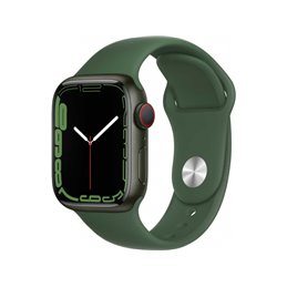 Apple Watch Series 7 GPS+ Cellular 41mm Green Aluminium Case with Clover Sport MKHT3FD/A Apple | buy2say.com Apple
