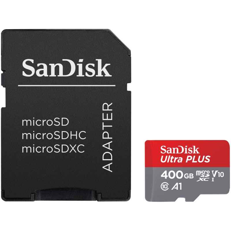 SanDisk ULTRA 400GB MicroSDXC CL10 SDSQUAR-400G-GN6MA from buy2say.com! Buy and say your opinion! Recommend the product!