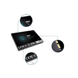 Silicon Power SSD 512GB 2.5 SATAIII A55 7mm Full Cap Bl SP512GBSS3A55S25 от buy2say.com!  Препоръчани продукти | Онлайн магазин 