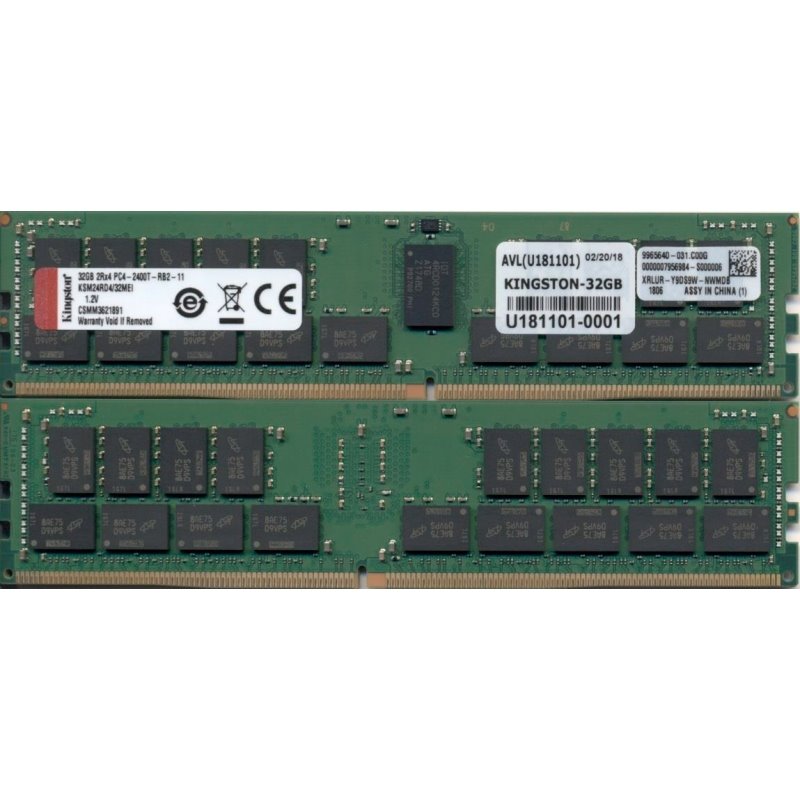 Kingston DDR4 32GB 2400 MHz Speichermodul  ECC KSM24RD4/32MEI från buy2say.com! Anbefalede produkter | Elektronik online butik
