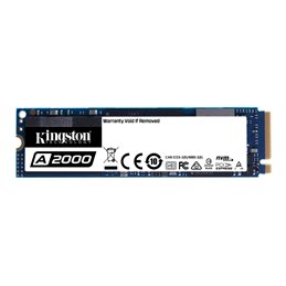 Kingston SSD A2000 1TB Sata3 M.2 PCIe  SA2000M8/1000G fra buy2say.com! Anbefalede produkter | Elektronik online butik