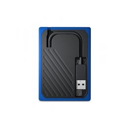 Western Digital PSSD My Passport Go 1TB Black-Blue WDBMCG0010BBT-WESN fra buy2say.com! Anbefalede produkter | Elektronik online 