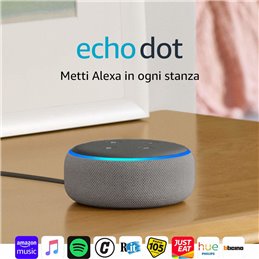 Amazon Echo Dot (3rd) Grey DE (German.UK.Japanese) B07PDHSPYD fra buy2say.com! Anbefalede produkter | Elektronik online butik