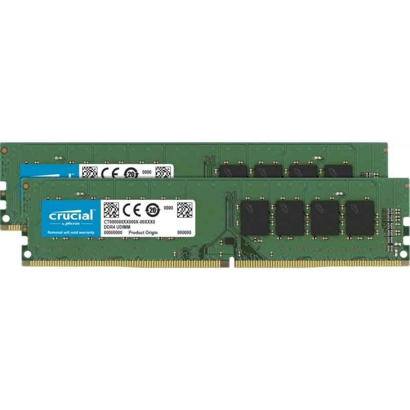 Crucial DDR4 16GB 2x8 B DIMM 288-PIN CT2K8G4DFRA266 fra buy2say.com! Anbefalede produkter | Elektronik online butik