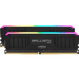 Crucial Ballistix Max RGB 16GB Black DDR4-4000 CL18 Dual BLM2K8G40C18U4BL fra buy2say.com! Anbefalede produkter | Elektronik onl