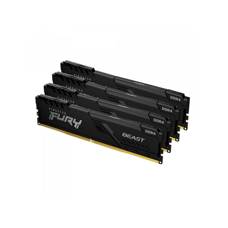 Kingston Fury Beast - DDR4 - 128 GB - DDR4 KF432C16BBK4/128 fra buy2say.com! Anbefalede produkter | Elektronik online butik