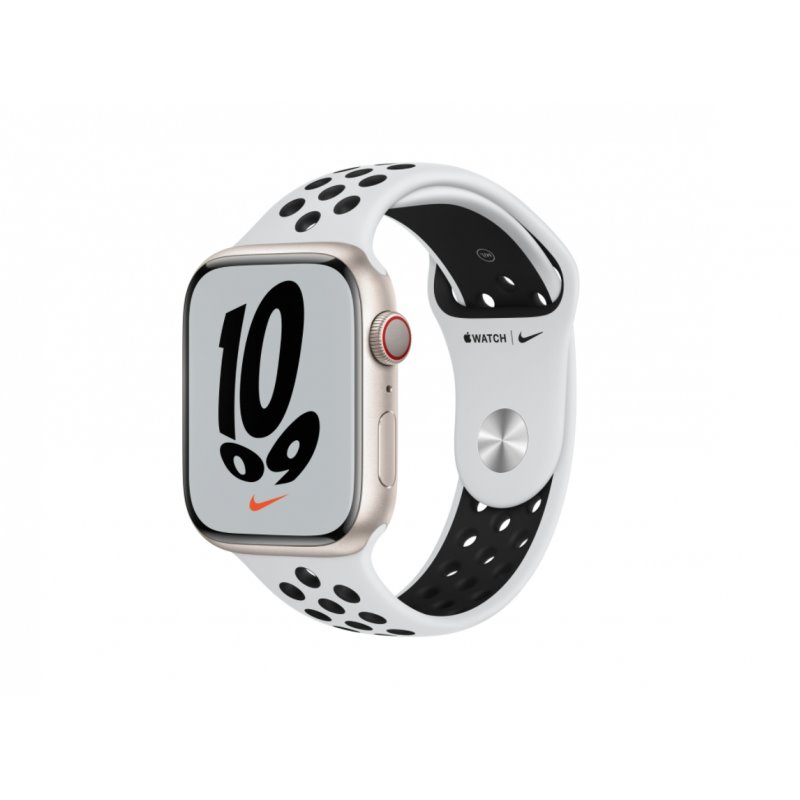 Apple Watch Series 7 Nike Aluminium 45mm Cellular Sternenlicht *NEW* från buy2say.com! Anbefalede produkter | Elektronik online 