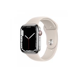 Apple Watch Series 7 GPS+ Cellular 45mm Silver Stainless Steel Case with Starlight MKJV3FD/A от buy2say.com!  Препоръчани продук