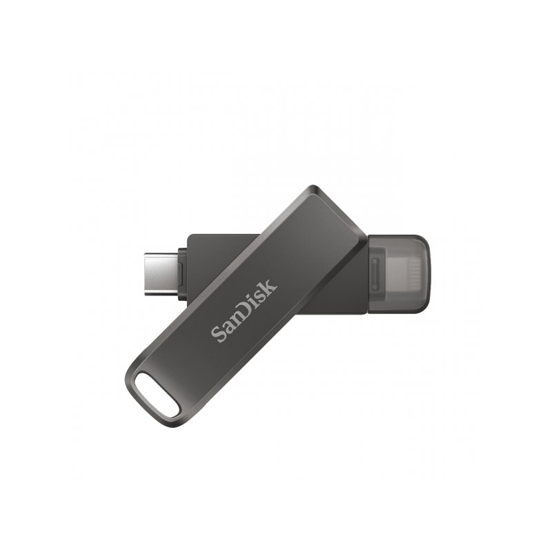 SANDISK iXpand Flash Drive Luxe 256 GB Type-C Lightning SDIX70N-256G-GN6NE fra buy2say.com! Anbefalede produkter | Elektronik on