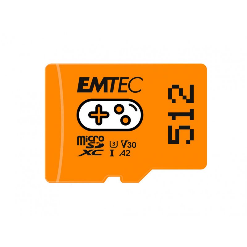 EMTEC 512GB microSDXC UHS-I U3 V30 Gaming Memory Card (Orange) alkaen buy2say.com! Suositeltavat tuotteet | Elektroniikan verkko