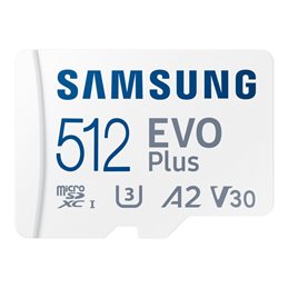 Samsung MicroSDXC 512GB EVO Plus CL10 UHS-I U3 +Adapter MB-MC512KA/EU from buy2say.com! Buy and say your opinion! Recommend the 