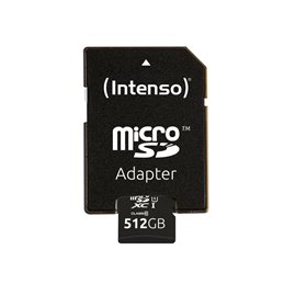 Intenso microSD Karte UHS-I Premium - 512 GB - MicroSD - Class 10 - UHS-I - 45 MB/s - Class 1 (U1) 3 från buy2say.com! Anbefaled