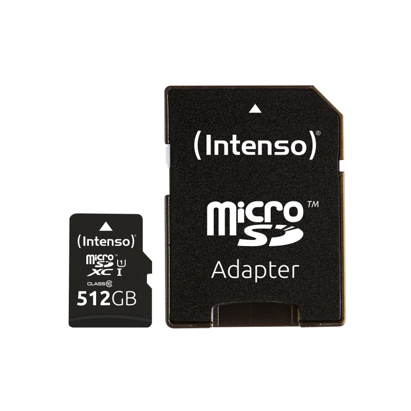 Intenso microSD Karte UHS-I Premium - 512 GB - MicroSD - Class 10 - UHS-I - 45 MB/s - Class 1 (U1) 3 from buy2say.com! Buy and s