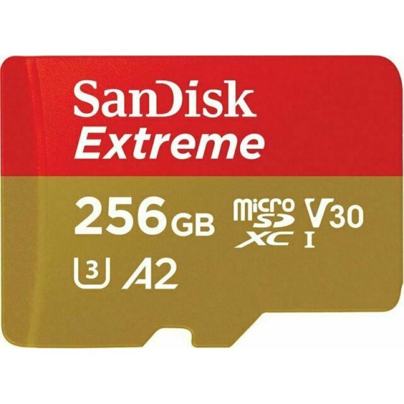 SanDisk 256 GB MicroSDXC Extreme R160/W90 - SD (MicroSDHC) SDSQXA1-256G-GN6MN från buy2say.com! Anbefalede produkter | Elektroni