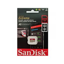 SanDisk 400 GB MicroSDXC Extreme R160/W90 Card - SDSQXA1-400G-GN6MN от buy2say.com!  Препоръчани продукти | Онлайн магазин за ел