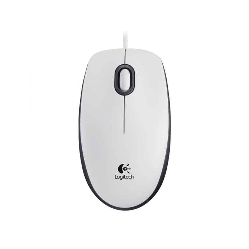 Logitech M100 USB Optical 1000DPI Ambidextrous White mice 910-005004 от buy2say.com!  Препоръчани продукти | Онлайн магазин за е