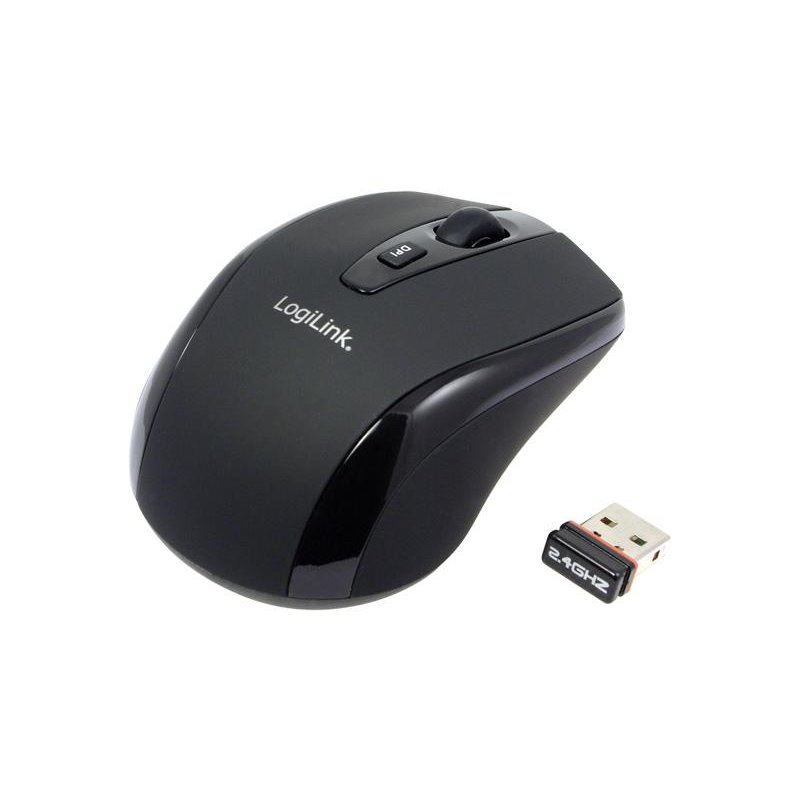 LogiLink 2.4 GHz wireless travel mouse micro Black ID0031 von buy2say.com! Empfohlene Produkte | Elektronik-Online-Shop