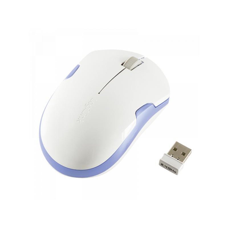 Logilink Wireless optical 2.4 GHz Mouse. 1200 dpi. White/Blue (ID0130) fra buy2say.com! Anbefalede produkter | Elektronik online