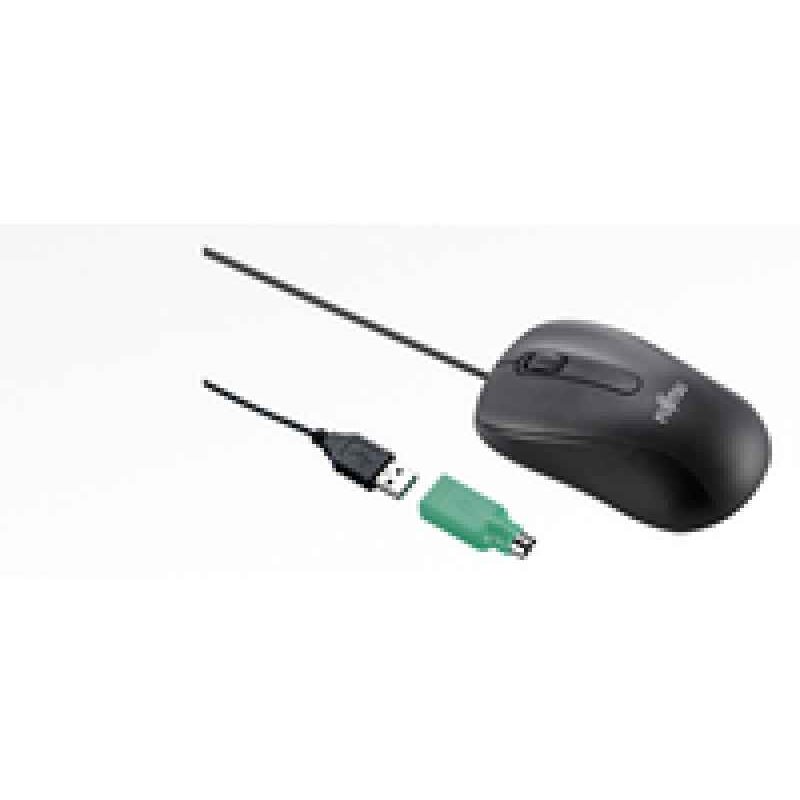 Fujitsu M530 mice USB+PS/2 Laser 1200 DPI Right-hand Black S26381-K468-L100 von buy2say.com! Empfohlene Produkte | Elektronik-On