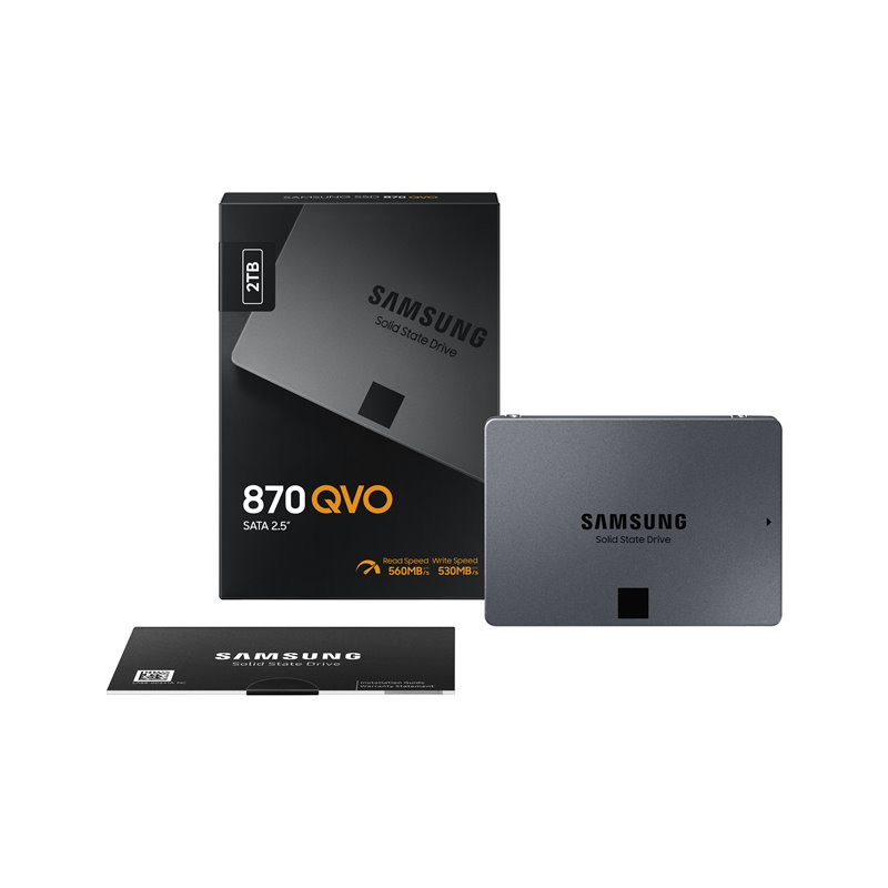Samsung HDSSD 870 QVO Basic 2TB   2.5 Sata MZ-77Q2T0BW von buy2say.com! Empfohlene Produkte | Elektronik-Online-Shop