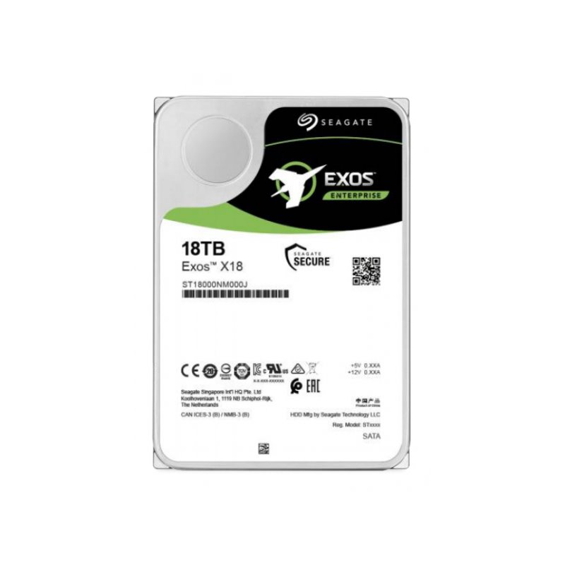 HDD Seagate Exos X18 18TB Interne Festplatte 3.5 ST18000NM000J fra buy2say.com! Anbefalede produkter | Elektronik online butik
