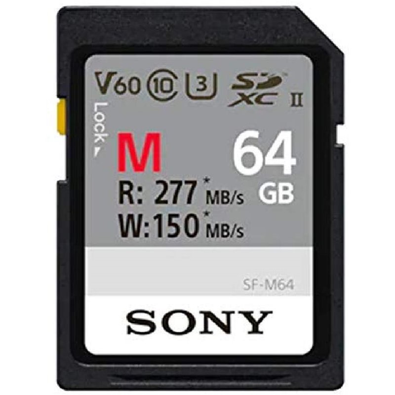 Sony SDXC M series 64GB UHS-II Class 10 U3 V60 - SF64M från buy2say.com! Anbefalede produkter | Elektronik online butik