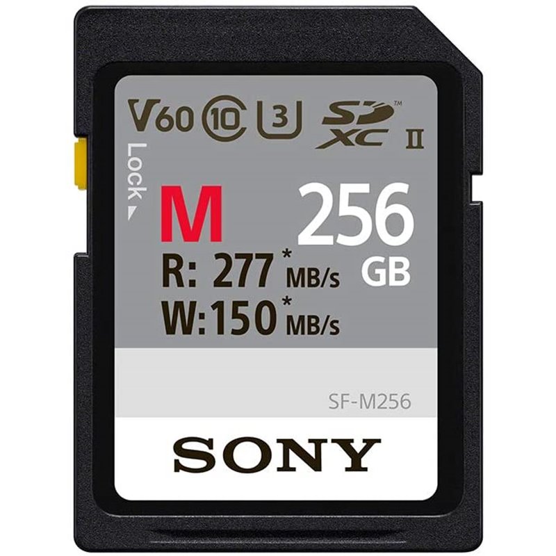 Sony SDXC M series 256GB UHS-II Class 10 U3 V60 - SFG2M fra buy2say.com! Anbefalede produkter | Elektronik online butik