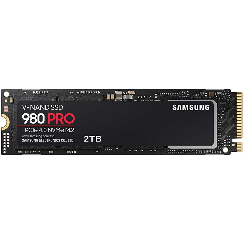 Samsung SSD M.2 2TB 980 PRO NVMe PCIe 4.0 x 4 retail MZ-V8P2T0BW fra buy2say.com! Anbefalede produkter | Elektronik online butik