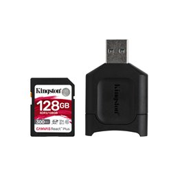 Kingston SD Card 128GB SDXC React+ 300R/260W Reader MLPR2/128GB from buy2say.com! Buy and say your opinion! Recommend the produc