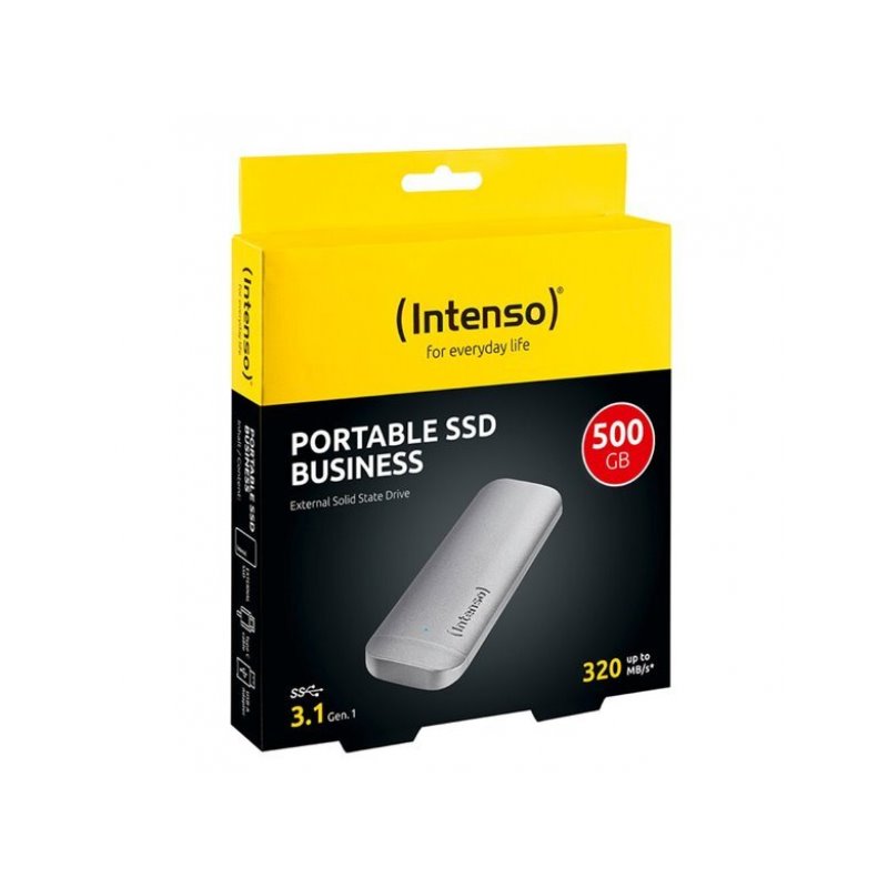 Intenso Business - 500 GB SSD - extern - Solid State Disk - 1.8inch 3824450 från buy2say.com! Anbefalede produkter | Elektronik 