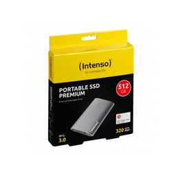 Intenso - 512 GB - 1.8inch - USB Type-A -320 MB/s - Anthracit 3823450 fra buy2say.com! Anbefalede produkter | Elektronik online 