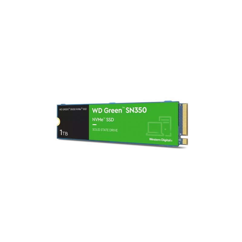 WD Green SN350 NVMe SSD 1TB M.2 - Solid State Disk - NVMe WDS100T3G0C fra buy2say.com! Anbefalede produkter | Elektronik online 