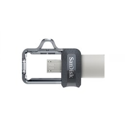 SanDisk USB Flash Drive Ultra Dual M3.0 256GB SDDD3-256G-G46 fra buy2say.com! Anbefalede produkter | Elektronik online butik