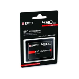 Emtec Internal SSD X150 480GB 3D NAND 2.5 SATA III 500MB/sec ECSSD480GX150 fra buy2say.com! Anbefalede produkter | Elektronik on