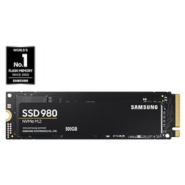 Samsung 980 - 500 GB - M.2 - 3100 MB/s MZ-V8V500BW fra buy2say.com! Anbefalede produkter | Elektronik online butik