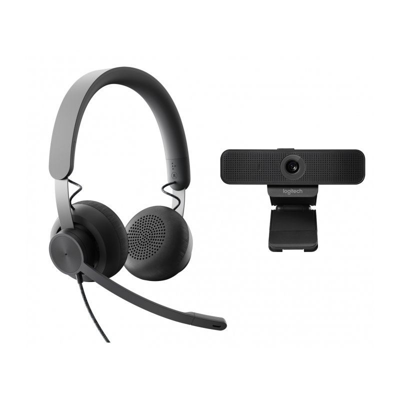 Logitech Wired Personal Video Collaboration Kit Cam&Headset 991-000338 från buy2say.com! Anbefalede produkter | Elektronik onlin