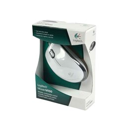 Logitech M100 USB Optical 1000DPI Ambidextrous White mice 910-005004 от buy2say.com!  Препоръчани продукти | Онлайн магазин за е