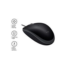 Logitech MOUSE B110 Silent Mouse Black 910-005508 fra buy2say.com! Anbefalede produkter | Elektronik online butik